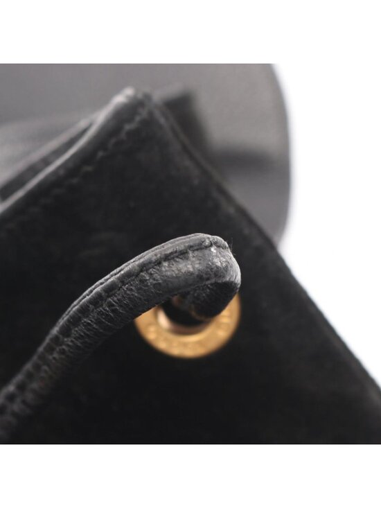 Gucci Backpack Bamboo 003 Black Suede Leather main image 3